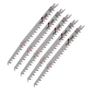 Bosch 240mm Reciprocating Sabre Saw Blades S1542K Pack of 5 - MonkeyTools