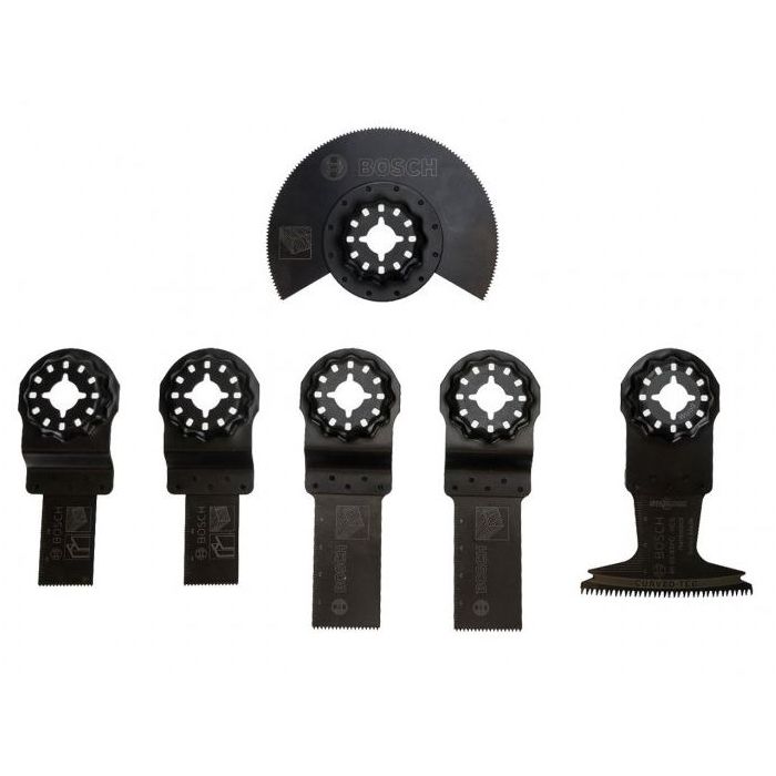 Bosch 2608664677 6pc Starlock Plus Wood Metal Multi Tool Saw Blade Set Pro DIY - MonkeyTools