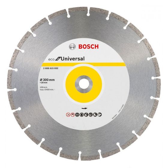 BOSCH 300MM ECO FOR UNIVERSAL STANDARD DIAMOND BLADE 2608615032 - MonkeyTools