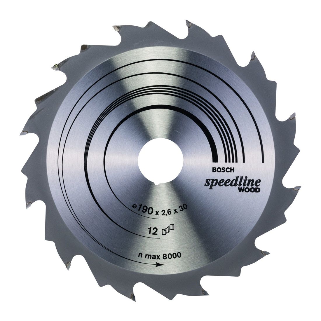 BOSCH CIRCULAR SAW BLADE 190MMX12X30MM 2608640800 - MonkeyTools