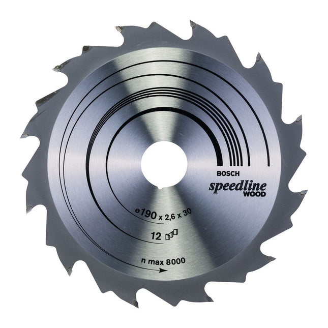 BOSCH CIRCULAR SAW BLADE 190MMX12X30MM 2608640800 - MonkeyTools