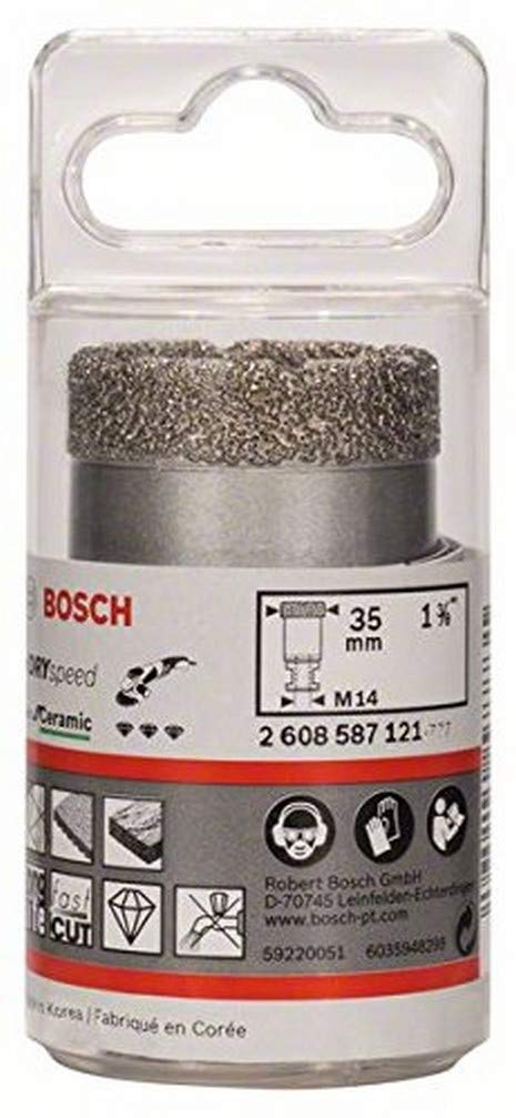 BOSCH DIAMOND HOLE CUTTER 35MM DRYSPEED M14 2608587121 - MonkeyTools