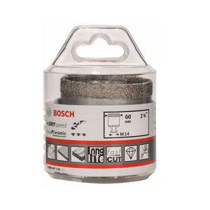 BOSCH DIAMOND HOLE CUTTER 60MM DRYSPEED M14 2608587128 - MonkeyTools