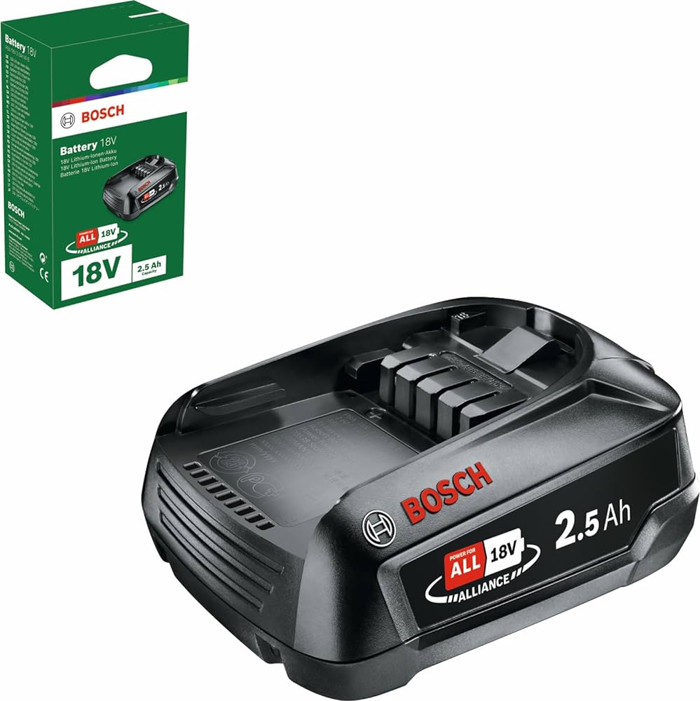 BOSCH GREEN 18V 2.5AH LITHIUM-ION BATTERY POWER4ALL 1600A005B0 - MonkeyTools