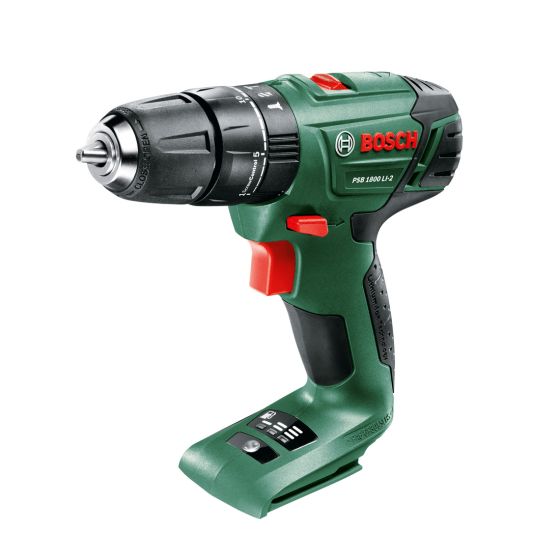 BOSCH GREEN PSB 1800 LI-2 18V CORDLESS TWO-SPEED COMBI HAMMER DRILL BODY ONLY - MonkeyTools