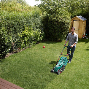 BOSCH GREEN ROTAK 36 R CORDED ELECTRIC ROTARY LAWN MOWER 1350W 240V 06008A6273 - MonkeyTools