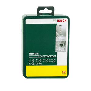 BOSCH HSS-TIN PROMOLINE METAL DRILL BIT SET X19 PIECES 2607019437 - MonkeyTools