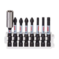 BOSCH IMPACT CONTROL X8 PC ASSORTED 50MM SCREWDRIVER BIT SET 2608522326