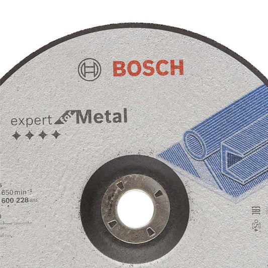 BOSCH METAL GRINDING DISC WITH DEPRESSED CENTRE 230MM 2608600228 - MonkeyTools