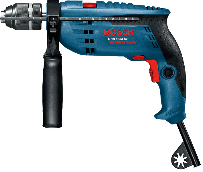 BOSCH PROFESSIONAL GSB 1600 RE SINGLE SPEED 701W IMPACT PERCUSSION DRILL 110V - MonkeyTools