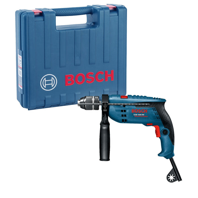 BOSCH PROFESSIONAL GSB 1600 RE SINGLE SPEED 701W IMPACT PERCUSSION DRILL 110V - MonkeyTools