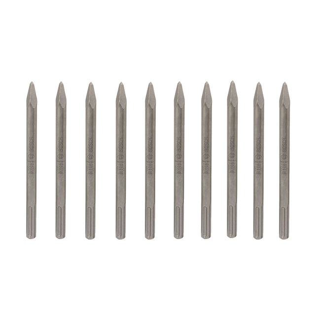 BOSCH SDS MAX 280MM POINTED CHISEL X10 PACK 2608690130 - MonkeyTools