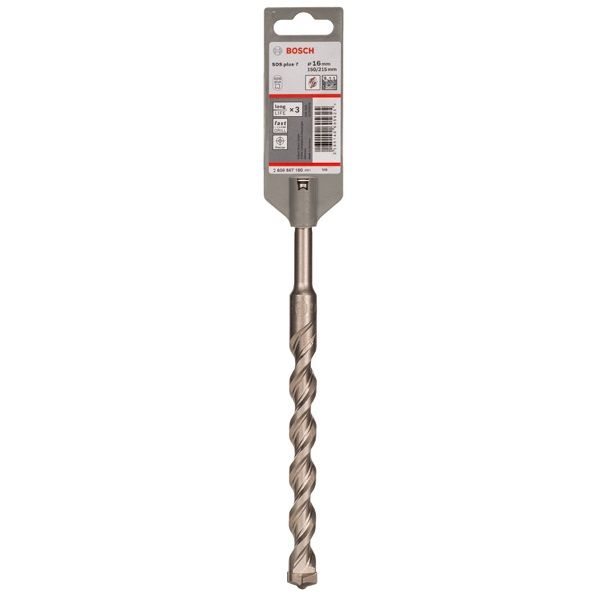 BOSCH SDS-PLUS-7 DRILL BIT 16MM X 150MM X 215MM 2608587180 - MonkeyTools