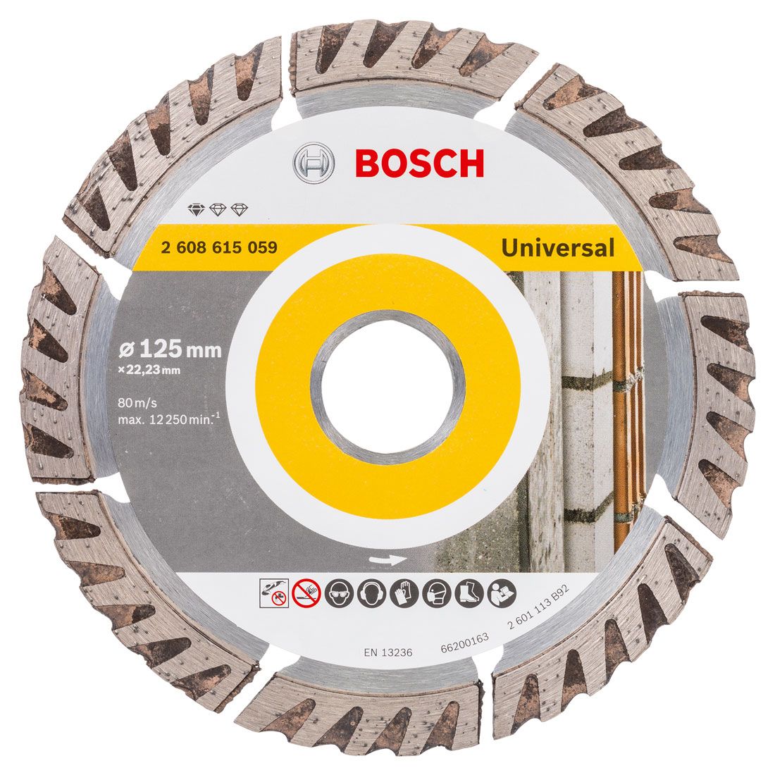 BOSCH STANDARD FOR UNIVERSAL DIAMOND CUTTING DISC 125MM 2608615059 - MonkeyTools