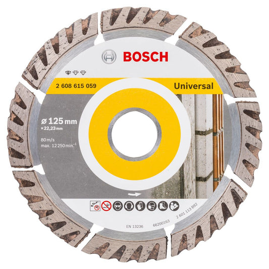 BOSCH STANDARD FOR UNIVERSAL DIAMOND CUTTING DISC 125MM 2608615059 - MonkeyTools