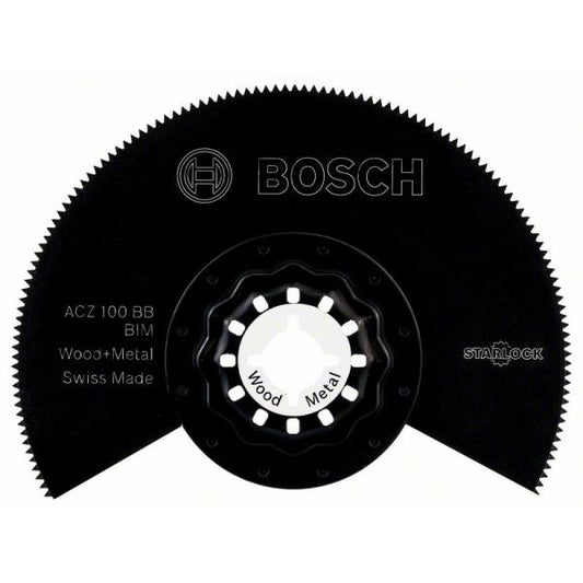 BOSCH STARLOCK ACZ 100 BB BIM SEGMENT SAW BLADE WOOD & METAL 100MM - 2608661633 - MonkeyTools