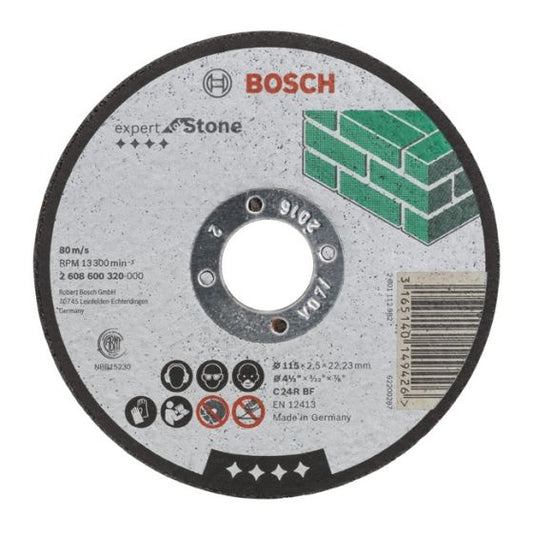 BOSCH STRAIGHT CUTTING DISC EXPERT FOR STONE GRINDING 115MM 2608600320 - MonkeyTools