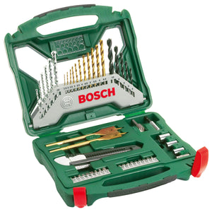BOSCH TITANIUM 50 PIECE X-LINE DRILL & SCREWDRIVER BIT SET + ACCESSORIES 2607019327 - MonkeyTools