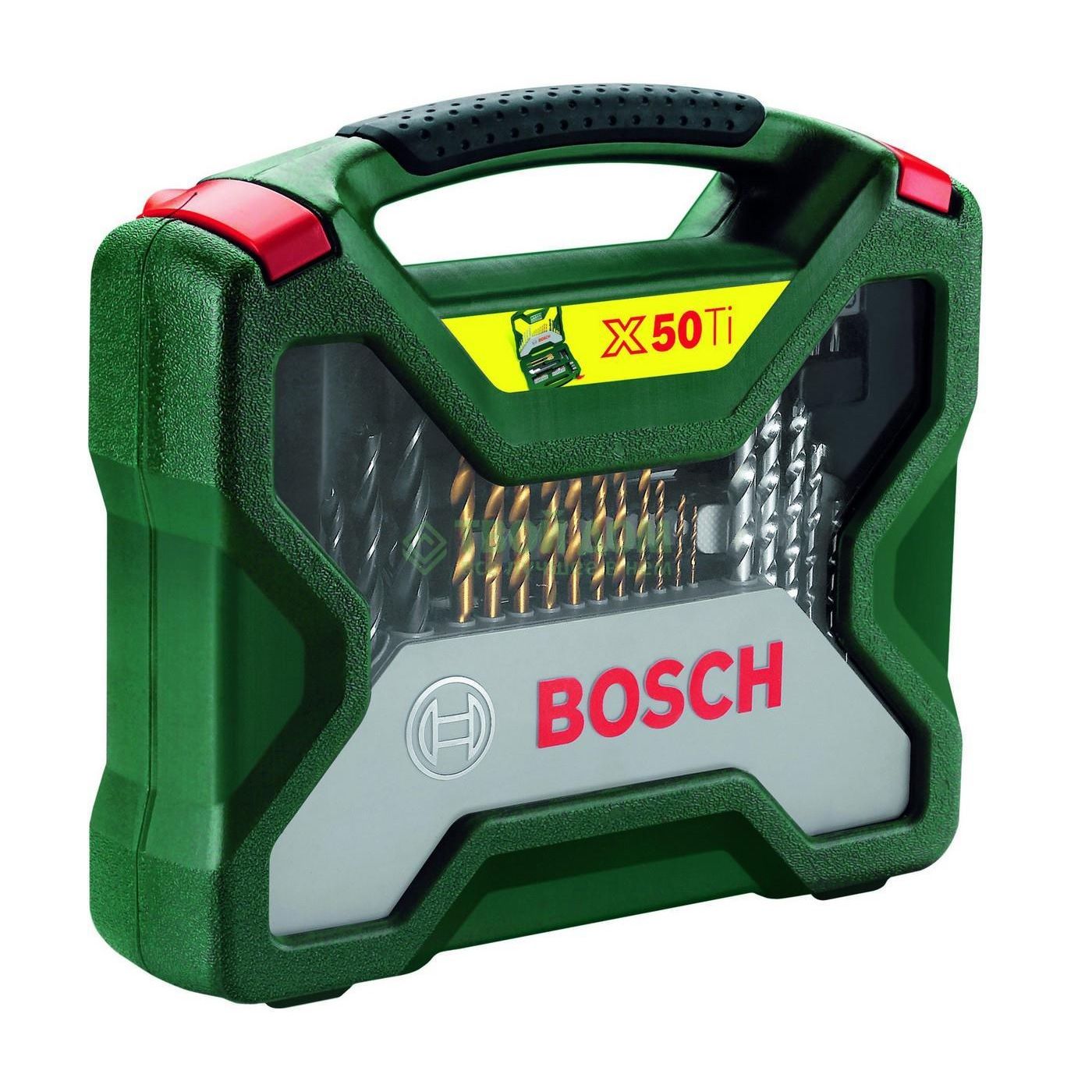 BOSCH TITANIUM 50 PIECE X-LINE DRILL & SCREWDRIVER BIT SET + ACCESSORIES 2607019327 - MonkeyTools