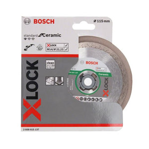 BOSCH X-LOCK STANDARD FOR CERAMIC 115MM DIAMOND CUTTING DISC 2608615137 - MonkeyTools