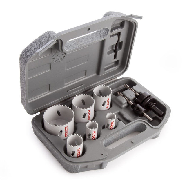 BOSCH X9 PIECE PLUMBERS HOLESAW SET 2608580803 - MonkeyTools