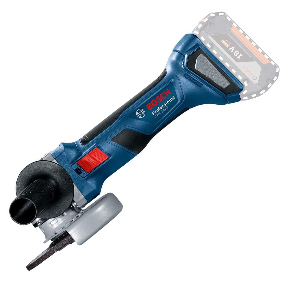 Bosch GWS 18V-7 Professional Angle Grinder 125mm Body Only 06019H9001 - MonkeyTools