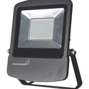 BRACKENHEATH REX OUTDOOR LED INDUSTRIAL FLOODLIGHT BLACK 100W 9000LM - MonkeyTools