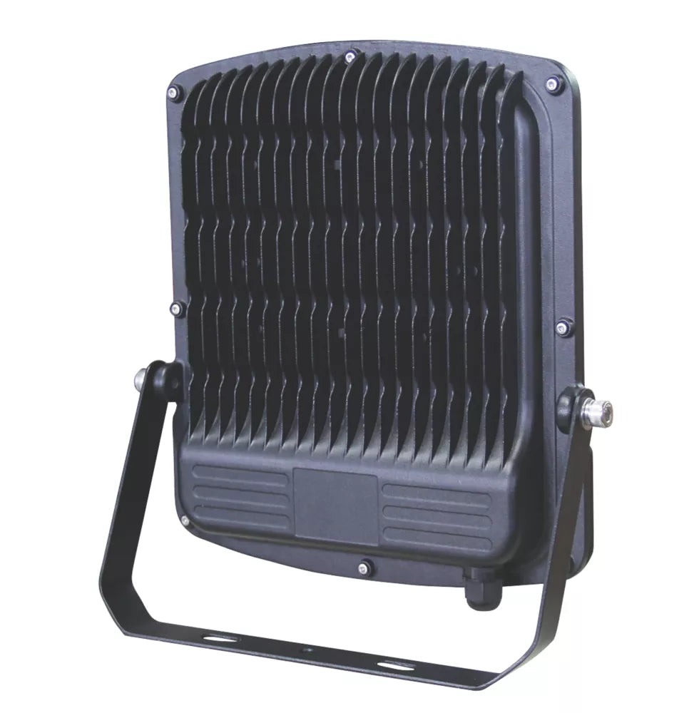 BRACKENHEATH REX OUTDOOR LED INDUSTRIAL FLOODLIGHT BLACK 100W 9000LM - MonkeyTools
