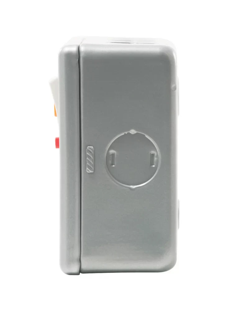 BRITISH GENERAL 13A 2-GANG SP SWITCHED METAL CLAD PASSIVE RCD SOCKET WITH WHITE INSERTS - MonkeyTools