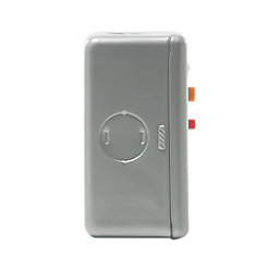 BRITISH GENERAL 13A UNSWITCHED METAL CLAD PASSIVE FUSED SPUR & FLEX OUTLET WITH WHITE INSERTS - MonkeyTools