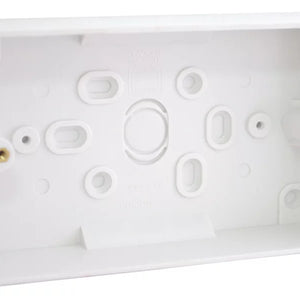 BRITISH GENERAL 900 SERIES 2-GANG SURFACE PATTRESS BACK BOX 29MM 5 PACK - MonkeyTools