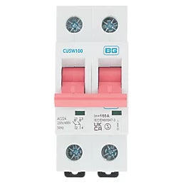 BRITISH GENERAL FORTRESS 100A DP MAIN ISOLATOR SWITCH - MonkeyTools