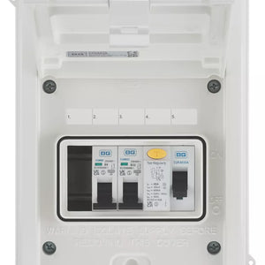 BRITISH GENERAL FORTRESS 5-MODULE 2-WAY POPULATED GARAGE CONSUMER UNIT - MonkeyTools