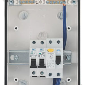 BRITISH GENERAL FORTRESS 5-MODULE 2-WAY POPULATED GARAGE CONSUMER UNIT - MonkeyTools