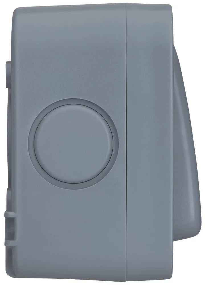 BRITISH GENERAL WP12 IP66 20A 1-GANG 2-WAY WEATHERPROOF OUTDOOR SWITCH WITH NEON - MonkeyTools