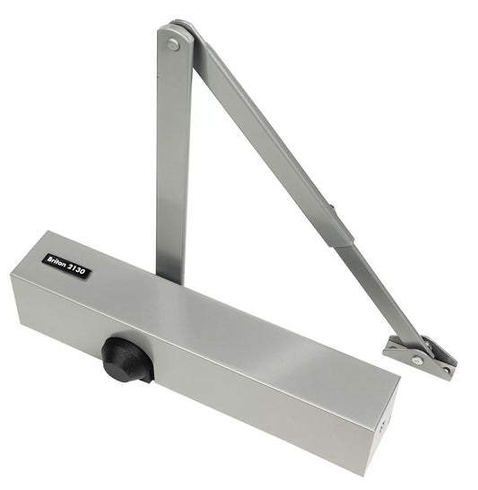 BRITON 2130B OVERHEAD DOOR CLOSER SILVER - MonkeyTools