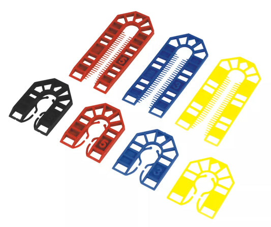 BROADFIX ASSORTED PLASTIC SHIMS MEDIUM 100 PCS - MonkeyTools