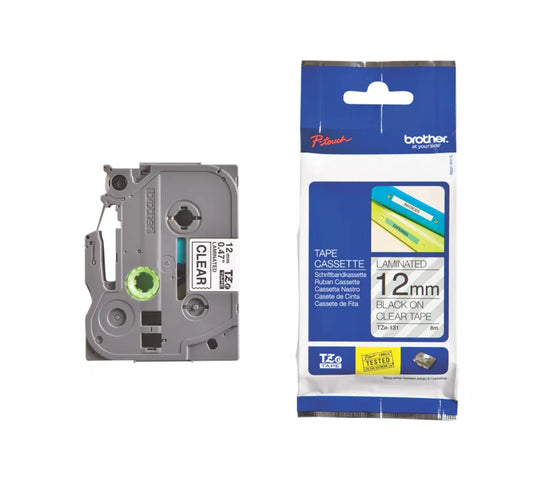 BROTHER TZE-131 LABELLING TAPE 12MM X 8M - MonkeyTools