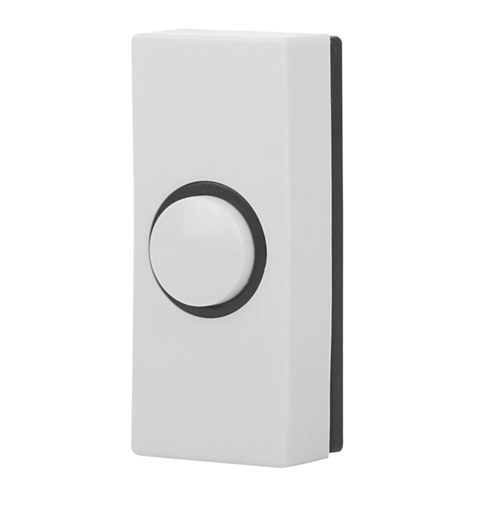 BYRON 720K WIRED WALL-MOUNTED DOORBELL KIT WITH TRANSFORMER WHITE - MonkeyTools