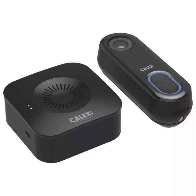 CALEX WIRED SMART VIDEO DOORBELL AND CHIME BLACK - MonkeyTools