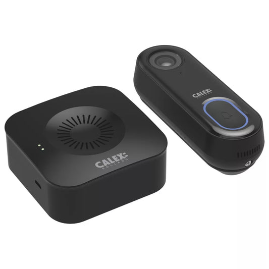 CALEX WIRED SMART VIDEO DOORBELL AND CHIME BLACK - MonkeyTools