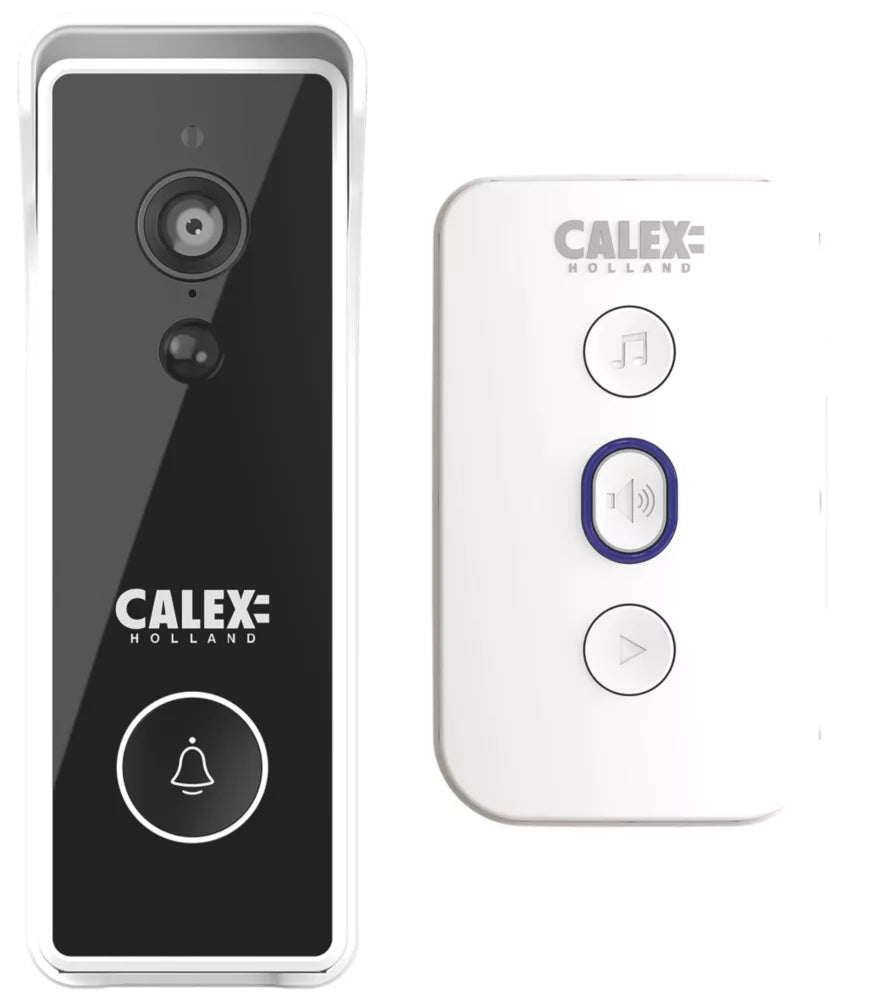 CALEX WIRELESS SMART VIDEO DOORBELL BLACK/WHITE - MonkeyTools