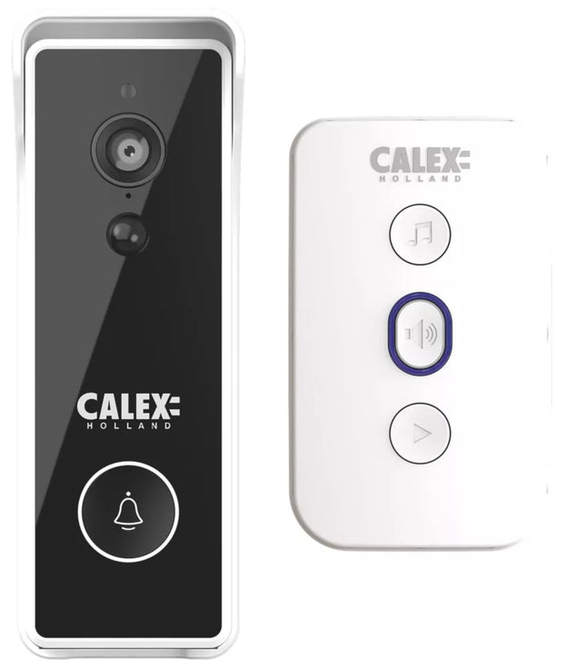 CALEX WIRELESS SMART VIDEO DOORBELL BLACK/WHITE - MonkeyTools