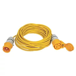 CARROLL & MEYNELL YELLOW 110V EXTENSION LEAD 14M X 1.5MM² - MonkeyTools