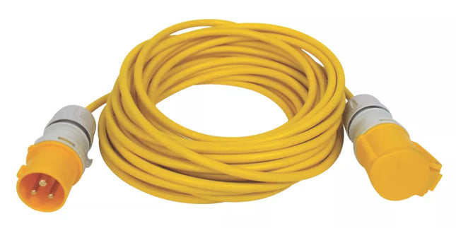 CARROLL & MEYNELL YELLOW 110V EXTENSION LEAD 14M X 2.5MM² - MonkeyTools
