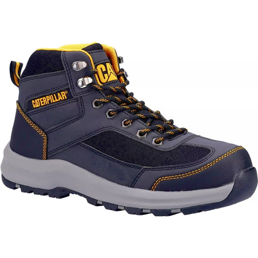 CAT ELMORE MID SAFETY TRAINER BOOTS GREY SIZE 9 - MonkeyTools
