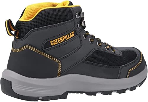 CAT ELMORE MID SAFETY TRAINER BOOTS GREY SIZE 9 - MonkeyTools