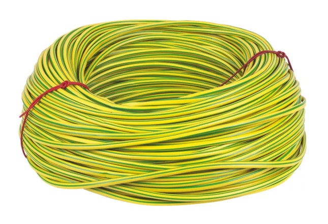CED GREEN/YELLOW SLEEVING 6MM X 100M - MonkeyTools