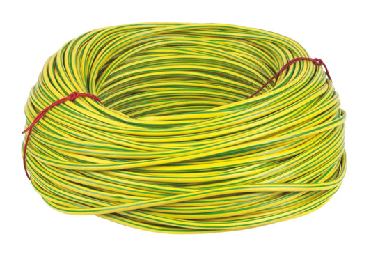 CED GREEN/YELLOW SLEEVING 6MM X 100M - MonkeyTools