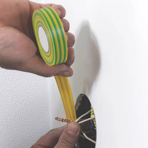 CED INSULATION TAPE GREEN/YELLOW 33M X 19MM - MonkeyTools